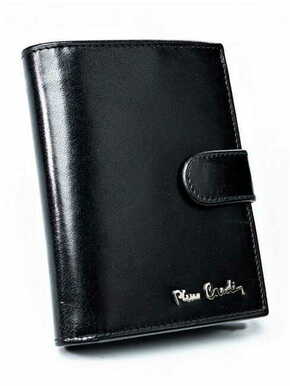 Pierre Cardin Moška vertikalna denarnica s klasično zaponko