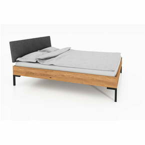 Oblazinjena hrastova zakonska postelja 180x200 cm Abises 1 - The Beds