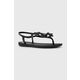 Sandali Ipanema DUO FLOWERS ženski, črna barva, 83565-AS017 - črna. Sandali iz kolekcije Ipanema. Model je izdelan iz sintetičnega materiala. Model z mehkim, oblikovanim vložkom zagotavlja udobje.