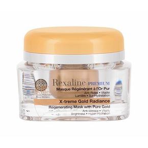 Rexaline Premium Line Killer X-treme Gold Radiance maska za obraz za vse tipe kože 50 ml za ženske