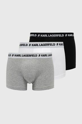 Boksarice Karl Lagerfeld 3-pack moški - pisana. Boksarice iz kolekcije Karl Lagerfeld. Model izdelan iz gladke