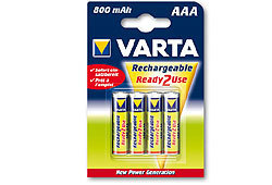 Paket baterij Varta Ready2use NiMh 800mAh AAA