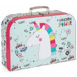 Karton P+P Kovček Unicorn iconic, laminiran, 34 cm