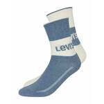 Levi's nogavice (2-pack) - modra. Dolge nogavice iz zbirke Levi's. Model izdelan iz raztegljive vzorčaste tkanine. Vključena sta dva para