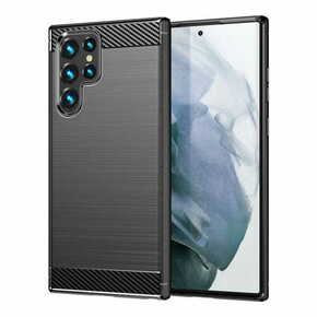 MG Carbon Case Flexible silikonski ovitek za Samsung Galaxy S22 Ultra