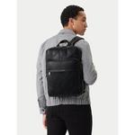 Torbica za okrog pasu Calvin Klein Emblem Aop Emboss Slim Square Bp LV04D3328G Črna