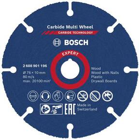 BOSCH Professional rezalna plošča EXPERT Carbide Multi Wheel