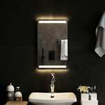 vidaXL LED kopalniško ogledalo 30x50 cm