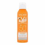Vichy Capital Soleil Kids Anti-Sand Mist SPF50+ sprej za zaščito pred soncem, ki odbija pesek 200 ml