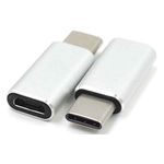 PremiumCord adapter USB 3.1 Gen. 1 konektor C/male - USB 2.0 Micro-B/female, srebrni