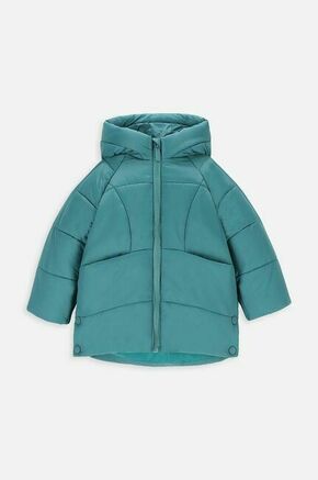 Otroška zimska jakna Coccodrillo zelena barva - zelena. Otroški jakna iz kolekcije Coccodrillo. Podložen model