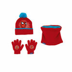 Disney fantovski komplet kape, rokavic in šala Spiderman, rdeč (SM14781)