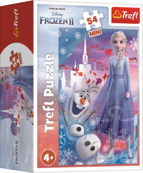 WEBHIDDENBRAND TREFL Puzzle Ledeno kraljestvo II: Elsa in Olaf 54 kosov
