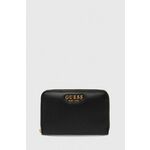 Denarnica Guess LAUREL ženska, črna barva, SWVA85 00400 - črna. Mala denarnica iz kolekcije Guess. Model izdelan iz ekološkega usnja. Model je enostaven za čiščenje in vzdrževanje.