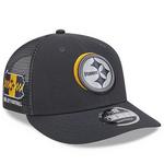 Pittsburgh Steelers New Era 9FIFTY 2024 Draft Low Profile Trucker kapa