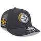 Pittsburgh Steelers New Era 9FIFTY 2024 Draft Low Profile Trucker kapa
