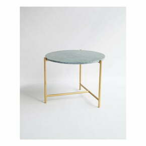 Kavna mizica z vrhom iz zelenega marmorja Velvet Atelier