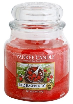 Yankee Candle rdeča malina klasična dišeča svečka srednje