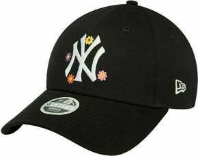 New York Yankees 9Forty W MLB Flower Black/White UNI Baseball Kapa