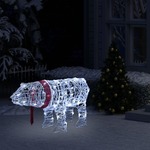 shumee Božična svetlobna dekoracija medved 45 LED lučk 71x20x38 cm