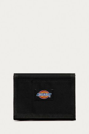 Dickies denarnica - črna. Srednje velika portfelja iz zbirke Dickies. Model izdelan iz tekstilnega materiala.