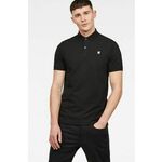 G-Star Raw polo - črna. Polo iz kolekcije G-Star Raw. Model izdelan iz enobarvne pletenine.