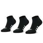 Set 3 parov moških nizkih nogavic adidas Light IC9529 Black