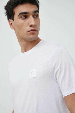Bombažna kratka majica Armani Exchange bela barva - bela. Kratka majica iz kolekcije Armani Exchange. Model izdelan iz tanke