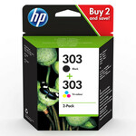 HP 303 (3YM92AE), originalna kartuša, črna + barvna, Za tiskalnik: HP ENVY INSPIRE 7220E