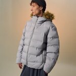 Prešita zimska jakna bež 594GR-08X