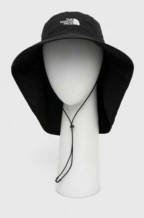 Klobuk The North Face Horizon Mullet črna barva - črna. Klobuk iz kolekcije The North Face. Model izdelan iz lahke tkanine