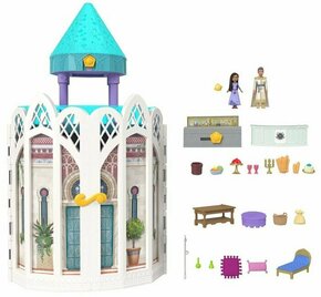 Mattel Disney Wish Castle z zvezdnim projektorjem in mini figurami