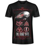Led Zeppelin UK Tour 1971 majica, velikost XXL