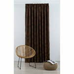 Temno rjava zavesa 210x245 cm Nydia – Mendola Fabrics