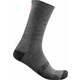 Castelli Racing Stripe 18 Sock Dark Gray 2XL Kolesarske nogavice