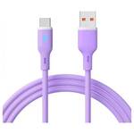 shumee Kabel USB tipa C / USB A 1m AK-USB-65 silikonski vijoličen