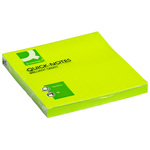 Q-Connect Blazinice 75 x 75 mm - neonsko zelena