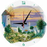 WEBHIDDENBRAND ART PUZZLE Uganka ura Večer ob Egejskem morju 570 kosov (vključno z okvirjem)