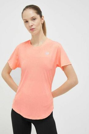 Kratka majica za tek New Balance Accelerate oranžna barva - oranžna. Kratka majica za tek iz kolekcije New Balance. Model izdelan iz materiala