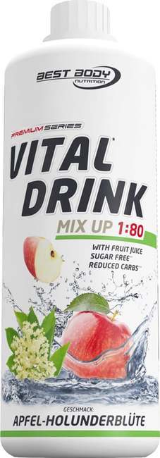 Best Body Nutrition Low Carb Vital Drink - Jabolka-Bezeg