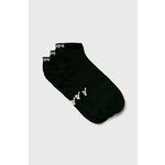 Kappa nogavice (3-pack) - črna. Nogavice iz kolekcije Kappa. Model izdelan iz elastičnega, bombažnega, enobarvnega materiala. V kompletu so trije pari.