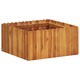 shumee Visoka greda 50x50x25 cm trden akacijev les