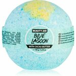 Beauty Jar Blue Lagoon kroglica za kopel s kakavovim maslom 150 g