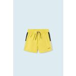 Otroške kopalne kratke hlače Mayoral rumena barva - rumena. Otroški kopalne kratke hlače iz kolekcije Mayoral. Model izdelan iz udobnega materiala.