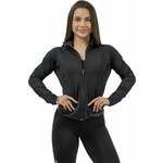 Nebbia Zip-Up Jacket INTENSE Warm-Up Black L Trenirka za fitnes