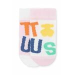 Nogavice za dojenčka Tous 2-pack roza barva - roza. Nogavice za dojenčka iz kolekcije Tous. Model izdelan iz vzorčaste pletenine.