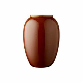 Temno oranžna keramična vaza Bitz