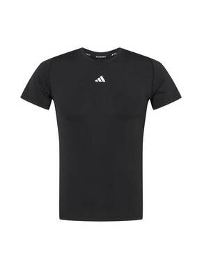 Kratka majica za vadbo adidas Performance Techfit črna barva - črna. Kratka majica za vadbo iz kolekcije adidas Performance. Model izdelan iz fleksibilnega materiala
