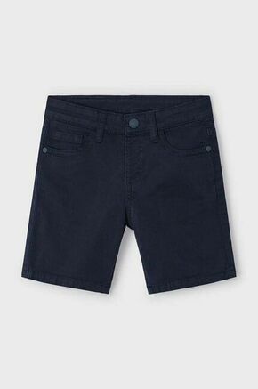 Otroške kratke hlače Mayoral mornarsko modra barva - mornarsko modra. Otroški kratke hlače iz kolekcije Mayoral. Model izdelan iz gladke tkanine.
