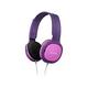 Philips SHK2000 slušalke, vijolične, 85dB/mW, mikrofon